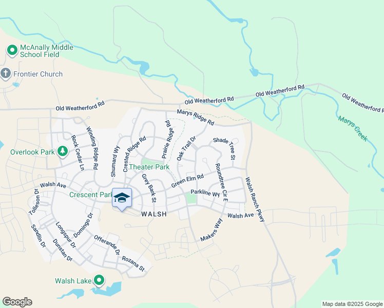 map of restaurants, bars, coffee shops, grocery stores, and more near 1708 Roundtree Circle West in Aledo