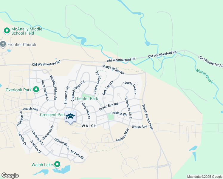 map of restaurants, bars, coffee shops, grocery stores, and more near 1708 Roundtree Circle West in Aledo
