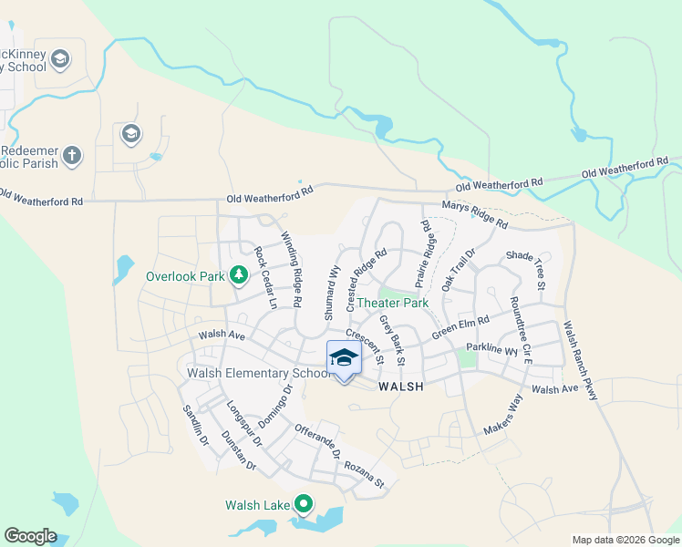 map of restaurants, bars, coffee shops, grocery stores, and more near 1845 Shumard Way in Aledo