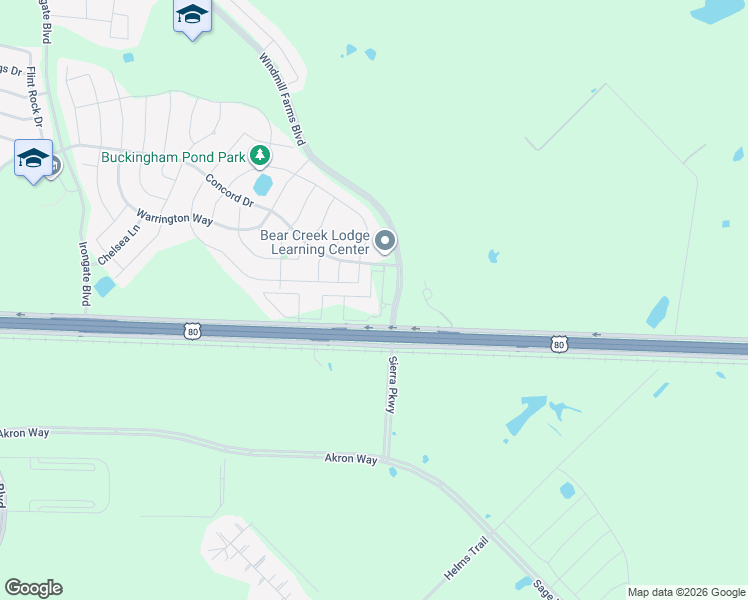 map of restaurants, bars, coffee shops, grocery stores, and more near 1001 Buckingham Drive in Forney