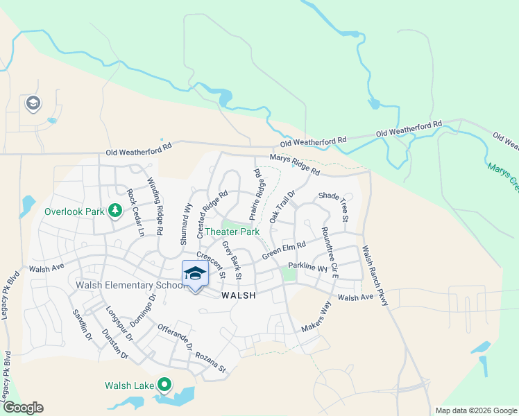 map of restaurants, bars, coffee shops, grocery stores, and more near 1725 Prairie Ridge Road in Aledo