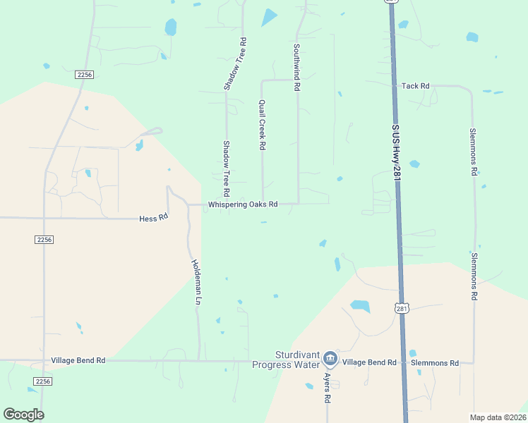 map of restaurants, bars, coffee shops, grocery stores, and more near 324 Whispering Oaks Drive in Mineral Wells