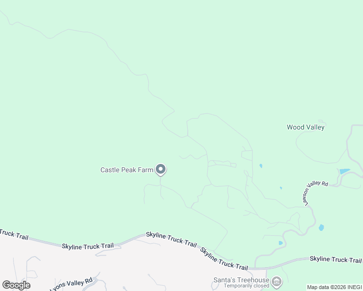 map of restaurants, bars, coffee shops, grocery stores, and more near 3394 Beaver Hollow Road in Jamul