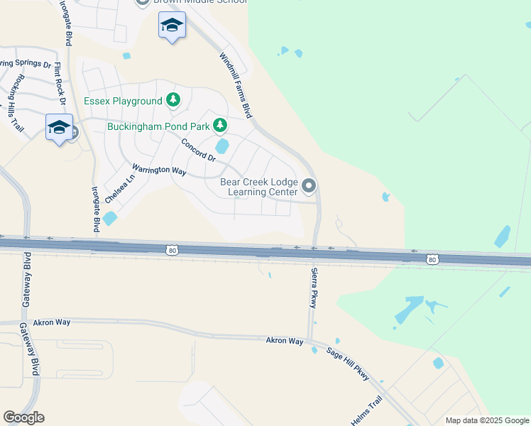 map of restaurants, bars, coffee shops, grocery stores, and more near 1009 Chatham Lane in Forney
