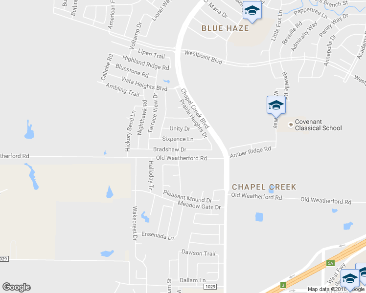map of restaurants, bars, coffee shops, grocery stores, and more near 10360 Bradshaw Drive in Fort Worth