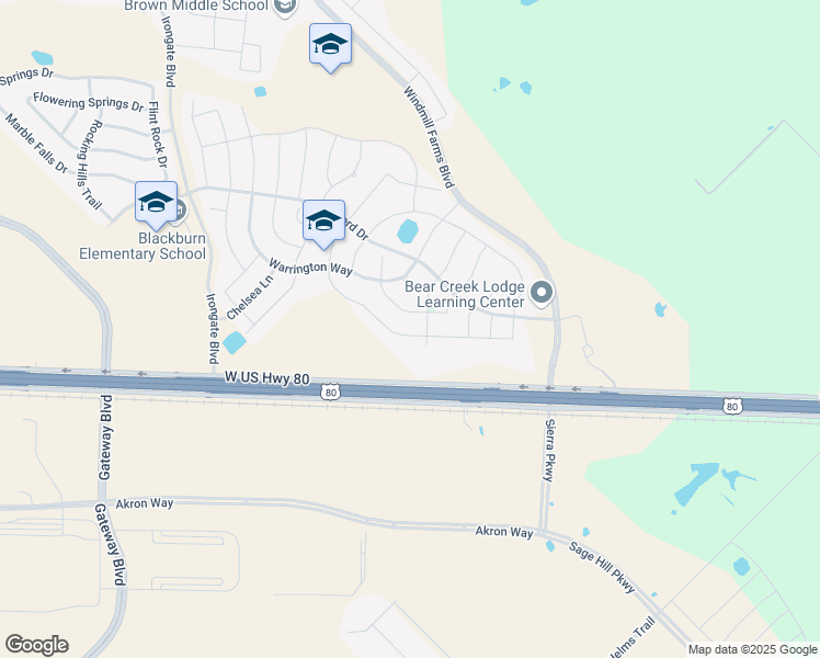 map of restaurants, bars, coffee shops, grocery stores, and more near 1106 Singletree Drive in Forney