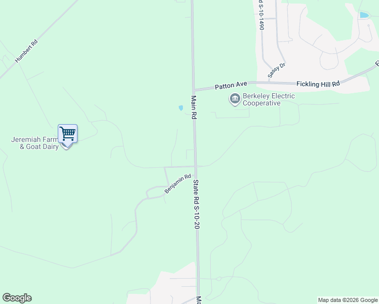 map of restaurants, bars, coffee shops, grocery stores, and more near 1182 Main Road in Johns Island