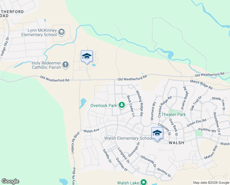 map of restaurants, bars, coffee shops, grocery stores, and more near Purple Thistle Lane in Annetta North