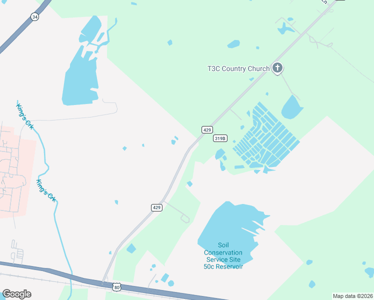 map of restaurants, bars, coffee shops, grocery stores, and more near 21500 Farm to Market 429 in Terrell