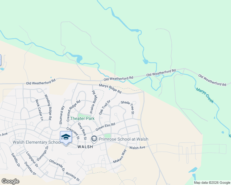 map of restaurants, bars, coffee shops, grocery stores, and more near 13801 Marys Ridge Road in Aledo