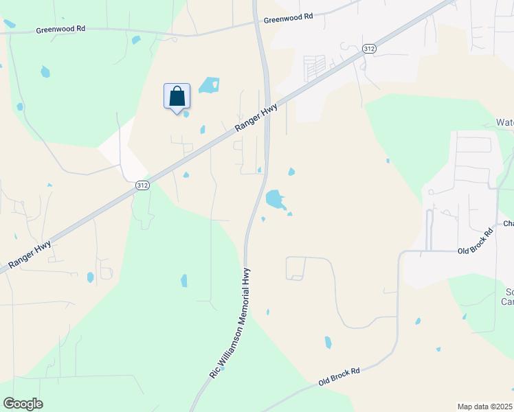 map of restaurants, bars, coffee shops, grocery stores, and more near 1388 Ric Williamson Memorial Highway in Weatherford