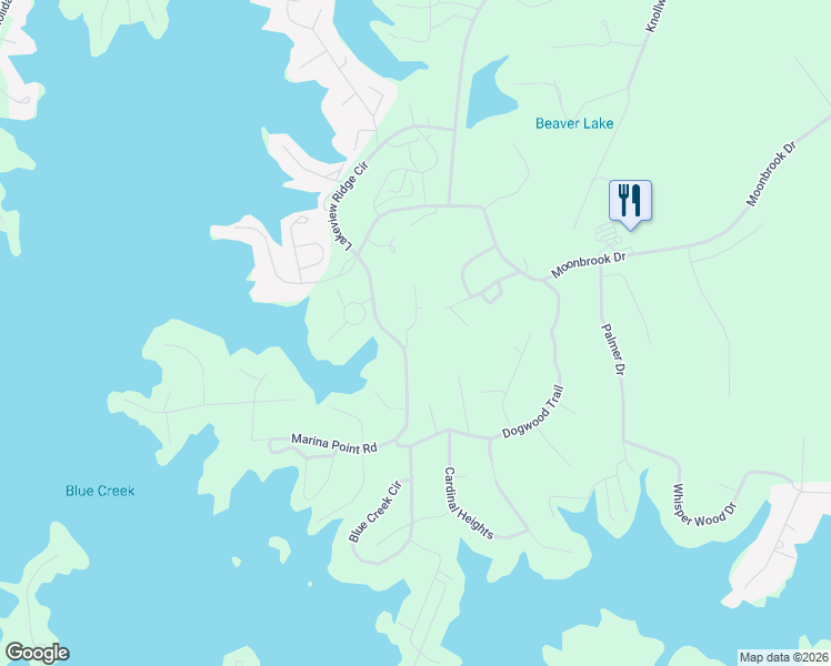 map of restaurants, bars, coffee shops, grocery stores, and more near 741 Lakeview Ridge Circle in Dadeville