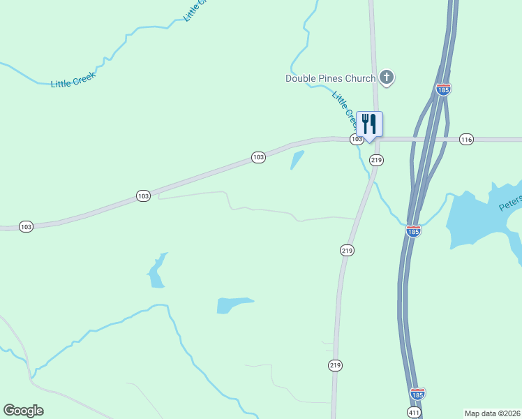 map of restaurants, bars, coffee shops, grocery stores, and more near Whipporwill Road in Hamilton