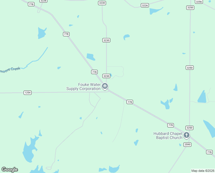 map of restaurants, bars, coffee shops, grocery stores, and more near 156 Farm to Market Road 1254 in Mineola