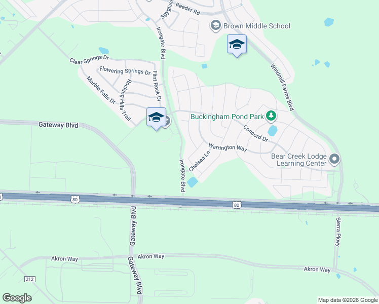 map of restaurants, bars, coffee shops, grocery stores, and more near 1005 Chelsea Lane in Forney