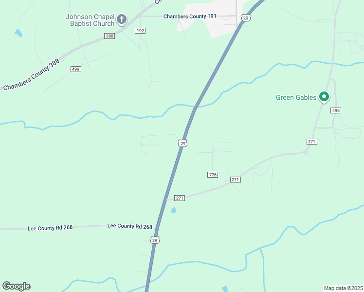 map of restaurants, bars, coffee shops, grocery stores, and more near 10255 U.S. 29 in Valley