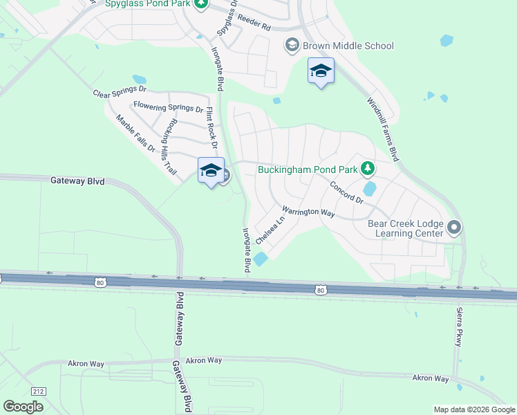 map of restaurants, bars, coffee shops, grocery stores, and more near 1007 Halifax Lane in Forney