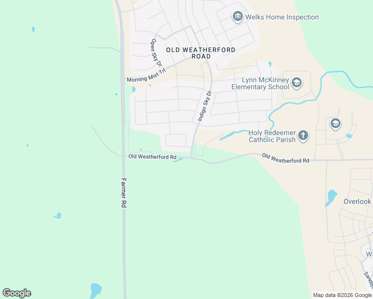 map of restaurants, bars, coffee shops, grocery stores, and more near 15005 Teasley Avenue in Weatherford