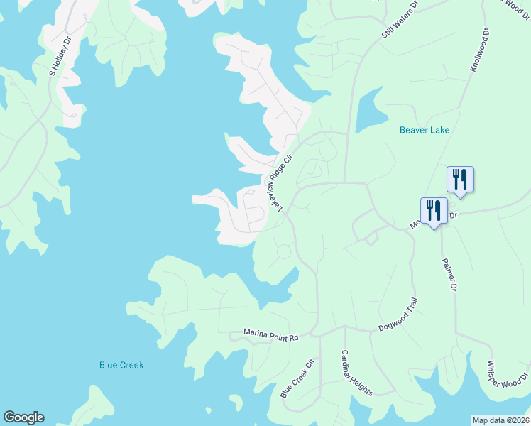 map of restaurants, bars, coffee shops, grocery stores, and more near 741 Lakeview Ridge Circle in Dadeville