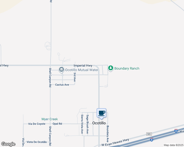 map of restaurants, bars, coffee shops, grocery stores, and more near 2 Imperial Place in Ocotillo