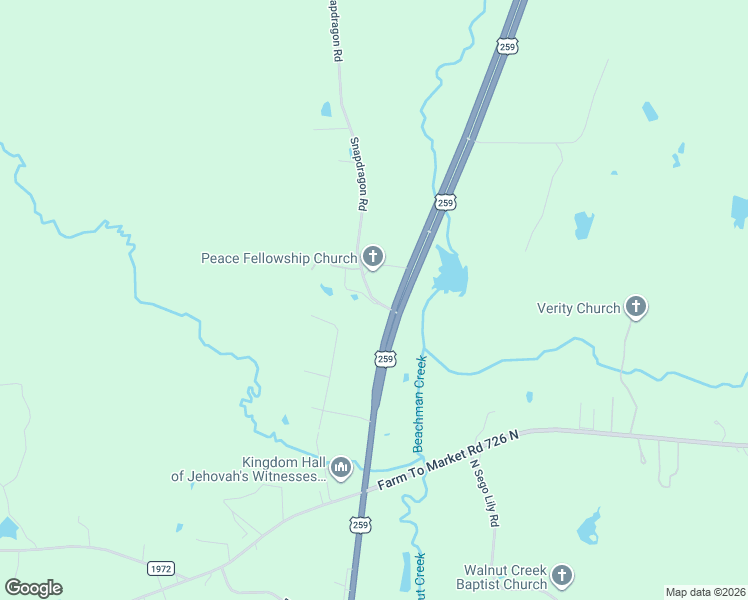 map of restaurants, bars, coffee shops, grocery stores, and more near 1191 Snapdragon Road in Diana