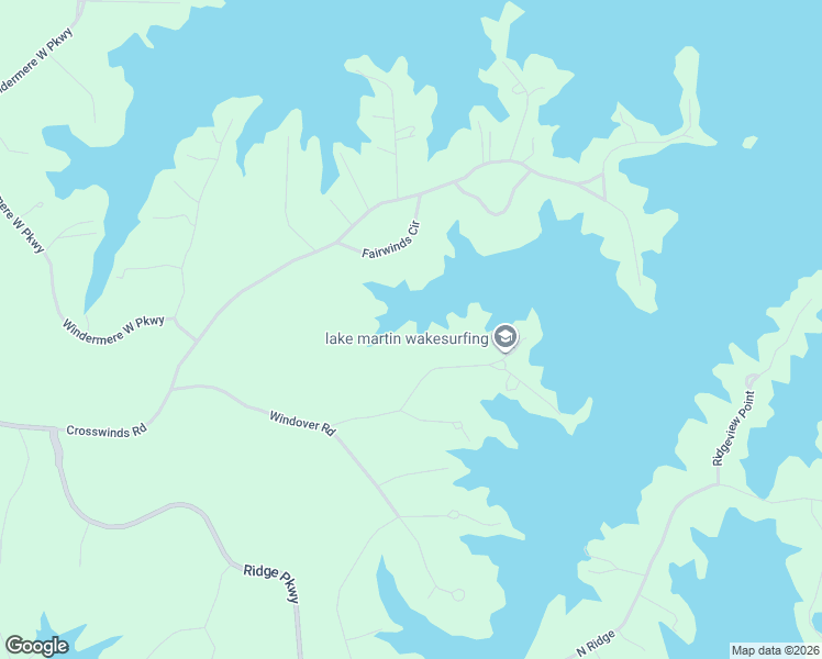 map of restaurants, bars, coffee shops, grocery stores, and more near 7 Windover Road in Alexander City