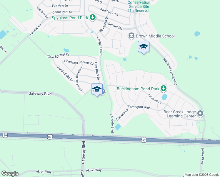 map of restaurants, bars, coffee shops, grocery stores, and more near 1004 Lauren Ct in Forney