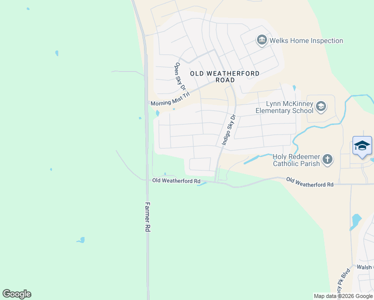 map of restaurants, bars, coffee shops, grocery stores, and more near 15133 Belclaire Avenue in Aledo