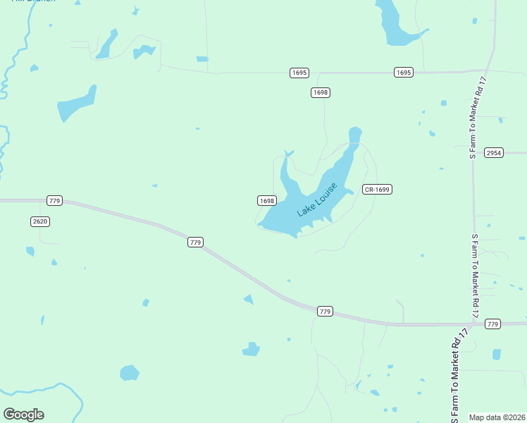 map of restaurants, bars, coffee shops, grocery stores, and more near County Road 1698 in Alba