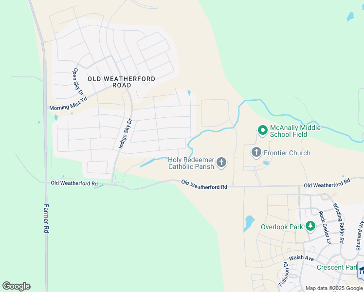 map of restaurants, bars, coffee shops, grocery stores, and more near 14817 Belclaire Avenue in Aledo