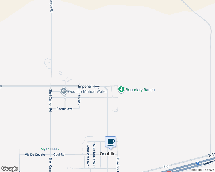 map of restaurants, bars, coffee shops, grocery stores, and more near 2 Imperial Place in Ocotillo