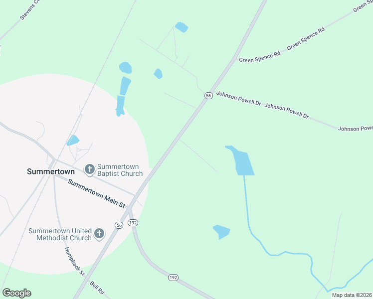map of restaurants, bars, coffee shops, grocery stores, and more near 2224 Georgia 56 in Midville