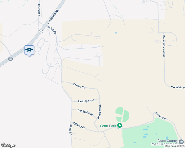 map of restaurants, bars, coffee shops, grocery stores, and more near 635 East Pheasant Drive in Silver City