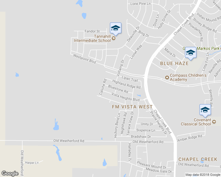 map of restaurants, bars, coffee shops, grocery stores, and more near 10713 Bluestone Road in Fort Worth