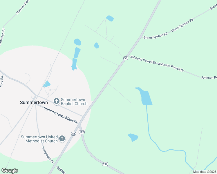 map of restaurants, bars, coffee shops, grocery stores, and more near 2224 Georgia 56 in Midville