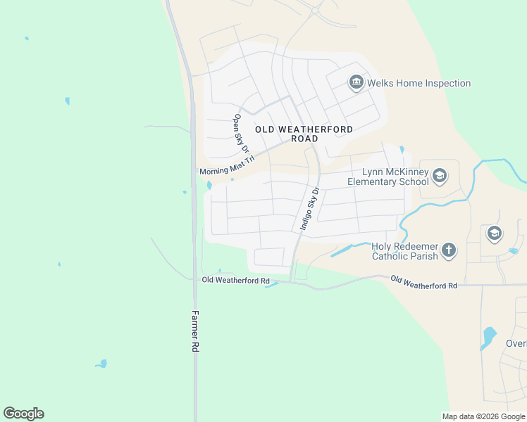 map of restaurants, bars, coffee shops, grocery stores, and more near 15108 Stargazer Drive in Aledo