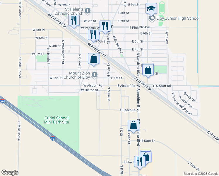 112 South Main Street, Eloy AZ Walk Score