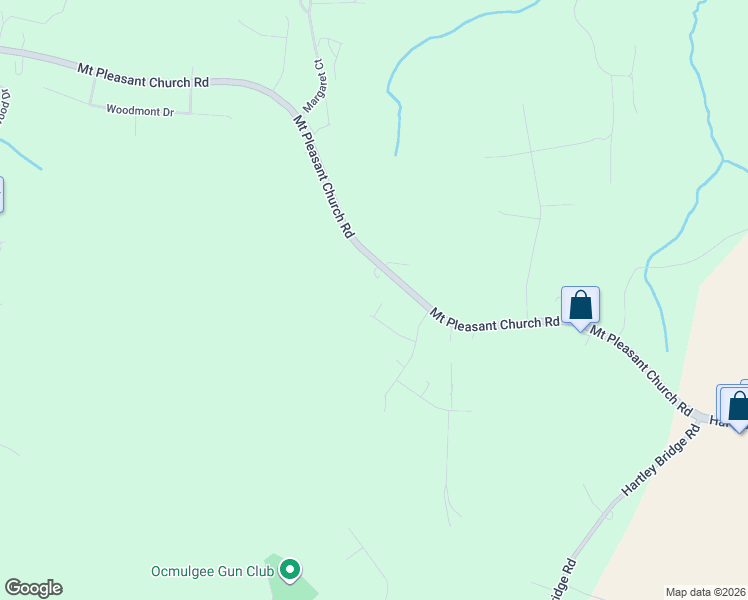 map of restaurants, bars, coffee shops, grocery stores, and more near 5257 Griffin Hills Court in Macon