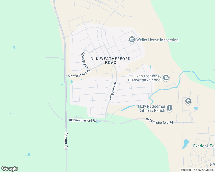 map of restaurants, bars, coffee shops, grocery stores, and more near 15008 Stargazer Drive in Aledo