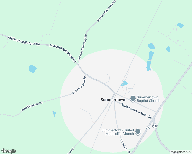 map of restaurants, bars, coffee shops, grocery stores, and more near 148 Summertown Church Street in Summertown