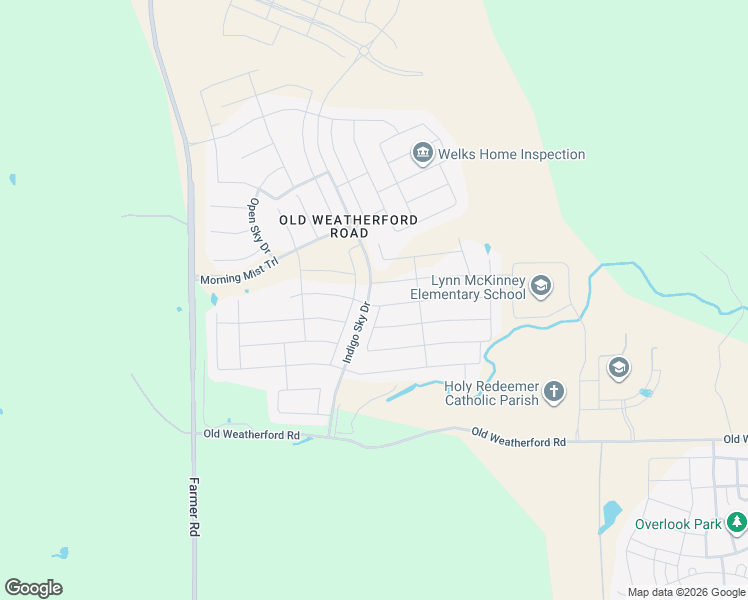map of restaurants, bars, coffee shops, grocery stores, and more near 425 Christel Sun Lane in Aledo