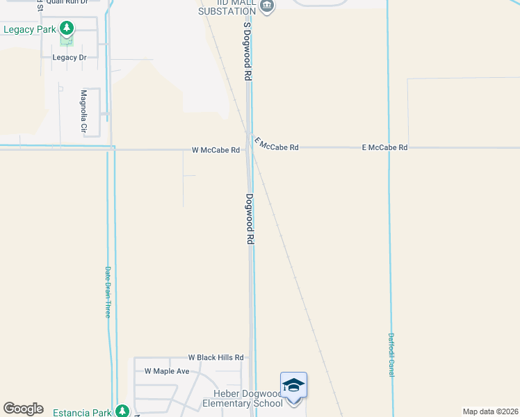 map of restaurants, bars, coffee shops, grocery stores, and more near 1325-1399 South Dogwood Road in Heber