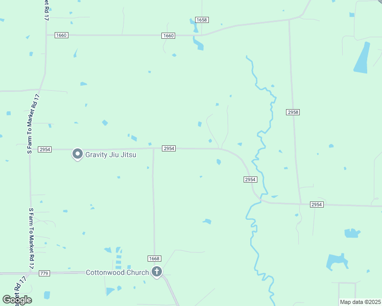 map of restaurants, bars, coffee shops, grocery stores, and more near County Road 2954 in Alba