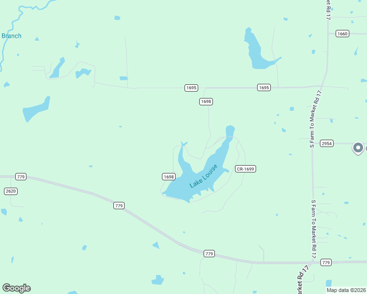 map of restaurants, bars, coffee shops, grocery stores, and more near County Road 1698 in Alba