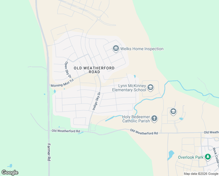 map of restaurants, bars, coffee shops, grocery stores, and more near 14940 Chipwood Drive in Weatherford
