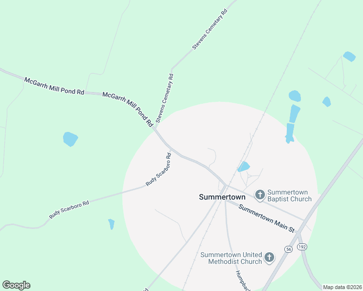 map of restaurants, bars, coffee shops, grocery stores, and more near 148 Summertown Church Street in Summertown