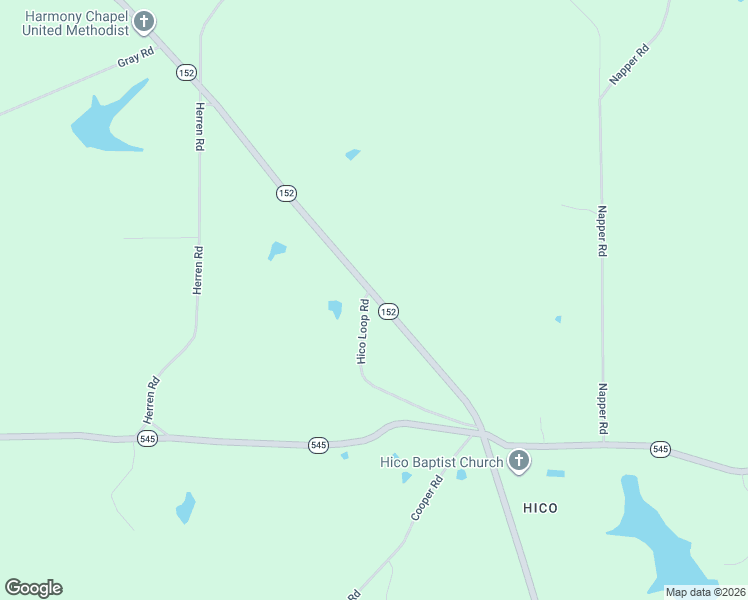map of restaurants, bars, coffee shops, grocery stores, and more near 101 Hico Loop Road in Dubach