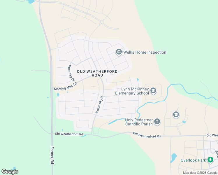 map of restaurants, bars, coffee shops, grocery stores, and more near 14940 Chipwood Drive in Weatherford