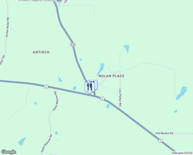 map of restaurants, bars, coffee shops, grocery stores, and more near Willie Ward Drive in Union Parish