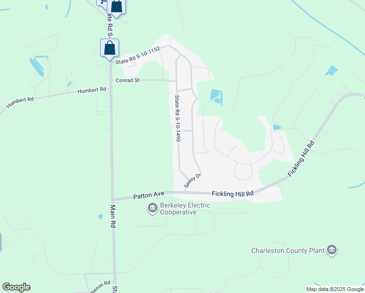 map of restaurants, bars, coffee shops, grocery stores, and more near 1039 State Road S-10-1490 in Johns Island
